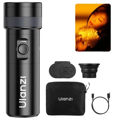 Obrázek produktu pro Fotografické osvětlení, RGB atmosférické světlo, 10 W, kompaktní provedení, černá barva
