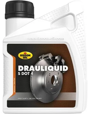 Produktbild von KROON OIL 35663 DOT 4 Bremsflüssigkeit Brems Flüssigkeit 0,5L Brake Fluid