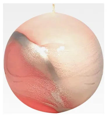 Produktbild von Kugelkerze Lotos rosa/pink Ø 100 mm