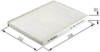 Produktbild von Bosch Filter, Innenraumluft  1 987 432 038