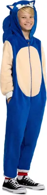Produktbild von Sonic The Hedgehog Onesie für Kinder Kindergröße: 158-176