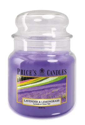 Produktbild von Duftkerze im Bonbonglas Lavender & Lemongrass PRICES