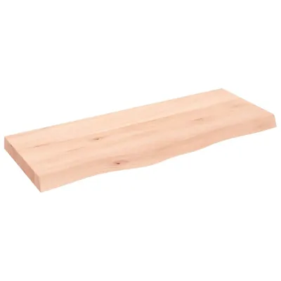 Image de vidaXL Plateau de table 100x40x(2-6) cm Chêne massif non traité