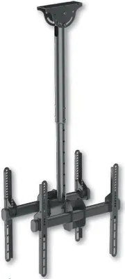 Produktbild von TECHLY Teleskop Universal Deckenhalterung fuer 2 LCD TV LED 81,28cm-139,70cm 32-55Zoll
