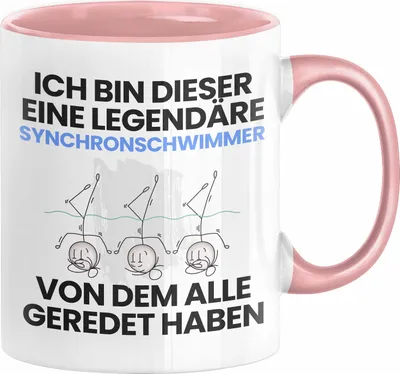 Produktbild von Synchronschwimmer Geschenk Tasse Lustige Geschenkidee Geburtstag für Synchronschwimmer Ich Bin Dieser Legendäre Synchronschwimmer Von Dem Alle Geredet Haben Kaffee-Becher (Rosa)