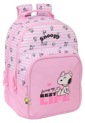 Produktbild von Safta Snoopy Double 20l Rucksack Rosa Kinder Rosa One Size