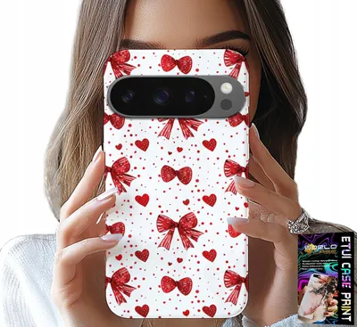 Obrázok produktu pre Puzdro pre Google Pixel 9 / 9 Pro - Červené stužky, moderné vzory