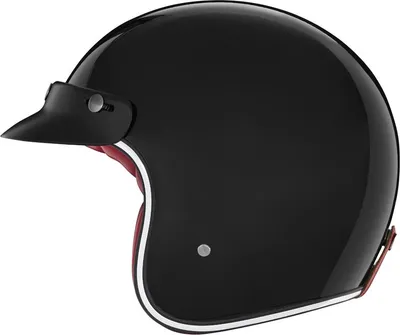Produktbild von Nox Open Jet Helm N243 Solide Farbe Glanz Schwarz Grösse Xxl
