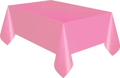 Produktbild von Tischdecke aus Kunststoff, wiederverwendbar in 19 verschiedenen Farben SG9050 (Einheitsgröße) (Dunkles Pink)