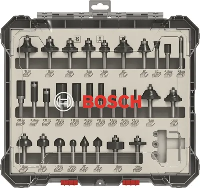 Image de Coffret de 30 fraises mixtes BOSCH Professional (2607017475)