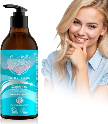 Produktbild von Rio Hairy Land Sanft reinigendes Shampoo mit veganer Aloe für Haare mit geringer Porosität, 400 ml / 6046