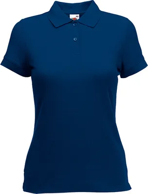 Produktbild von Fruit of the Loom - Lady-Fit 65/35 Polo - Navy - XS