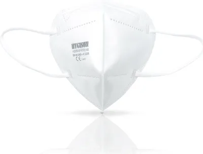 Produktbild von Hygisun® FFP2 Masken ohne Ventil Faltbare 20er Pack Weiß