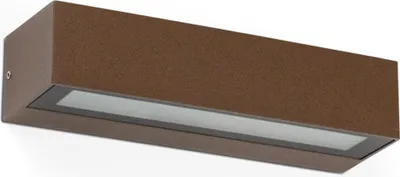 Produktbild von Faro 71911, Wandbeleuchtung für den Außenbereich, Rostfarbe, Aluminium, IP65, I, 8 W