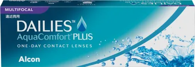 Zdjęcie produktu dla Alcon Dailies AquaComfort Plus Multifocal (30 linsen) Stärke: +2.00, BC: 8.70, DIA: 14.00, Add power: HI (MAX ADD +2.50)