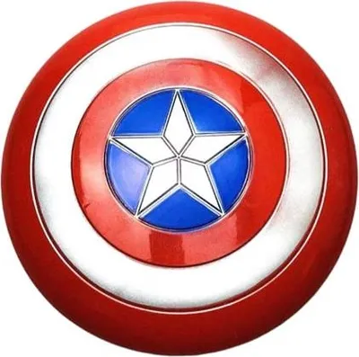 Produktbild von Superheldenschild Captain America, DEPOX®, PVC, 30 cm, rot