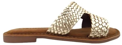 Produktbild von Lazamani Metallic Pantolette Gold : 37