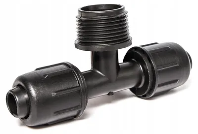 Produktbild von IRRITEC Schnellkupplungs-T-Stück QJ 16-3/4 Zoll PE-Rohr
