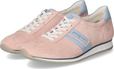 Obrázok produktu pre Paul Green Women's Low Sneaker Pink Suede Veľkosť: 37