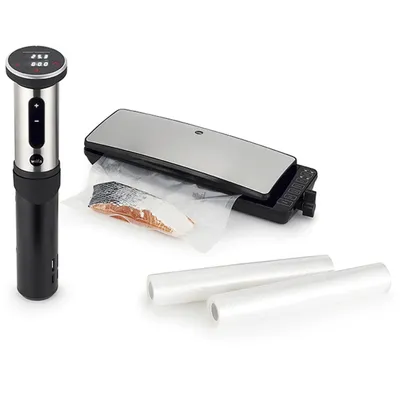Produktbild von WILFA Sous Vide SET, 1200W, Vakuumiergerät und 2 Rollen, SVB1-1200S