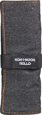 Image de Trousse à crayons roulée Jeans noir