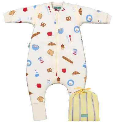Produktbild von Schlafsack für Babys mit Füßen und abnehmbaren Ärmeln (1 TOG)