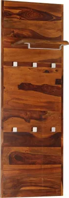 Produktbild von Wandgarderobe Massivholz Akazie 118×40 cm