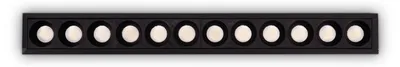 Produktbild von Ideal Lux 305837 LIKA SLIM LED-Einbauleuchte 28x236mm 19W 2000/1500lm 3000K schwarz