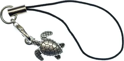 Produktbild von Schildkröte Handyanhänger Miniblings Handy Meeresschildkröte Ozean Meer Silbern