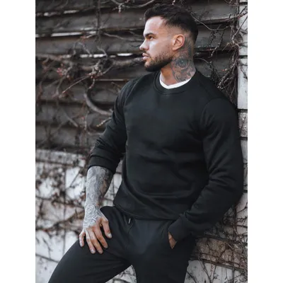 Produktbild von Dstreet Trainingsanzug für Männer Milnut schwarz L