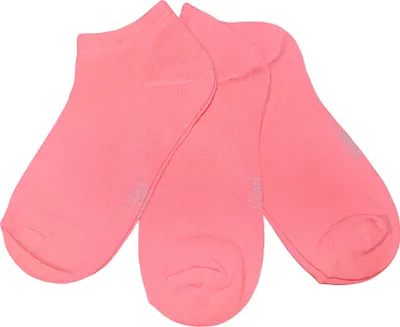 Produktbild von Damen Sneaker Socken 3-er Pack Unifarben Konfetti Pink Größe 35-38 Glatt