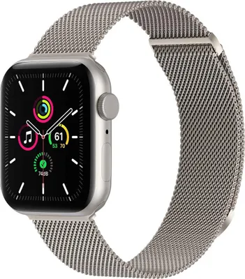Image de Bracelet magnétique milanais imoshion pour Apple Watch | 44/45/46/49 mm - Taille M - Starlight