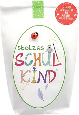 Produktbild von Stolzes Schulkind Wundertüte, ideales Geschenk zur Einschulung