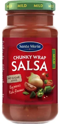Obrázok produktu pre Santa Maria Chunky Wrap Salsa Mild 230 ml – jemná, hrubá salsa na zábaly a dipy