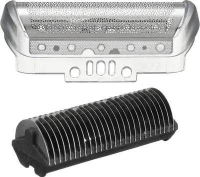 Produktbild von Hochwertiges Kombipack Scherfolie 10B + Klingenblock für Braun Series 1: 170 170s-1 180 190 190s 190s-1 Rasierer / Scherblatt + Messer