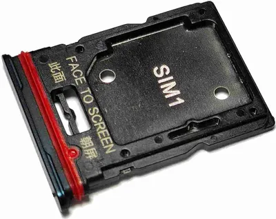 Produktbild von Simkartenhalter passend für Xiaomi Redmi Note 11 Pro (2201116TG, 2201116TI) + SD Fach, Originalersatz, Blau