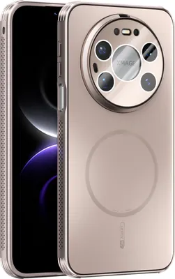 Image de Coque magnétique pour Huawei Mate 80 Pro Max, coque mate PC+TPU avec protection des lentilles, coque résistante aux chocs avec dissipation de la chaleur Or