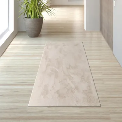 Produktbild von Teppich creme weich pflegeleicht saugrobotergeeignet für Wohnbereiche Größe - 80 x 150 cm