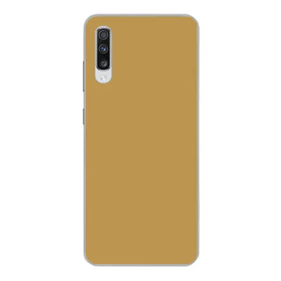 Produktbild von MuchoWow® Handyhülle Schutzhülle Hülle für Samsung Galaxy A70 Ockergelb - Farbe - Herbst - Gelb - Fest - Farben Silikon Softcase Handy Hülle - Schutzhaube