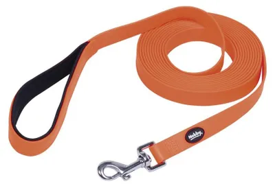 Hunde-Schleppleine, 10 m, 20 mm, Neon Orange