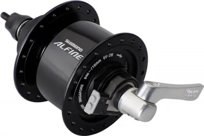 Produktbild von SHIMANO Nabendynamo ALFINE DH-S501 - 6V/3W, 32 Loch, Center-Lock, Schwarz