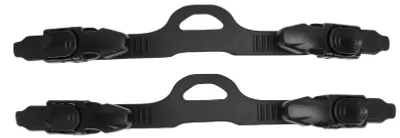 Produktbild von 2 Stück Flossenriemen TPR Verstellbare Tauchflossenriemen mit Schnellverschluss für Schwimmen, Tauchen, Freitauchen, Schnorcheln S M