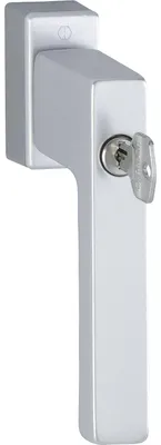 Produktbild von HOPPE Fenstergriff TOULON Sperrzylinder Secustik, VK 32-42 mm, silber eloxiert,