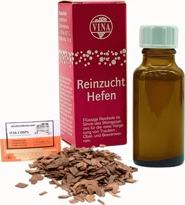 Produktbild von VINA Weinhefe für 50L - Champagner, Vina Wein Hefe, Hefe für Wein, Wein Flüssighefe