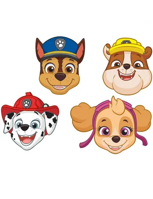 Obrázek produktu pro Maska Tlapková patrola - Paw Patrol - 8 ks