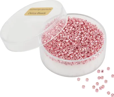 Produktbild von Delica-Rocailles, Ø 2 mm Vintage, Rosé Metallic