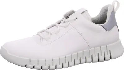Produktbild von Ecco GRUUV Herrenschuhe - bequeme Schnür Halbschuhe weiß Freizeit NEU