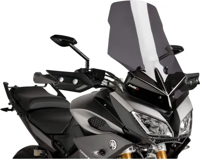 Produktbild von Puig Touring Yamaha Mt-09 Tracer Windschutzscheibe Schwarz  Schwarz One Size