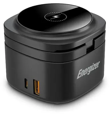 Zdjęcie produktu dla Energizer WCP311, Wewnętrzna, Prąd przemienny, Bezprzewodowe ładowanie, Czarny