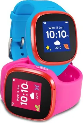 Produktbild von Alcatel TCL Family Watch MT30 Kinderuhr GPS Smartwatch ohne SIM blau pink